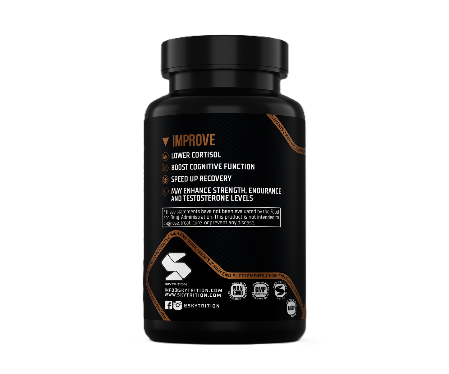 Den finaste formen av ashwaganda i hela 90 kapslar från Skytrition