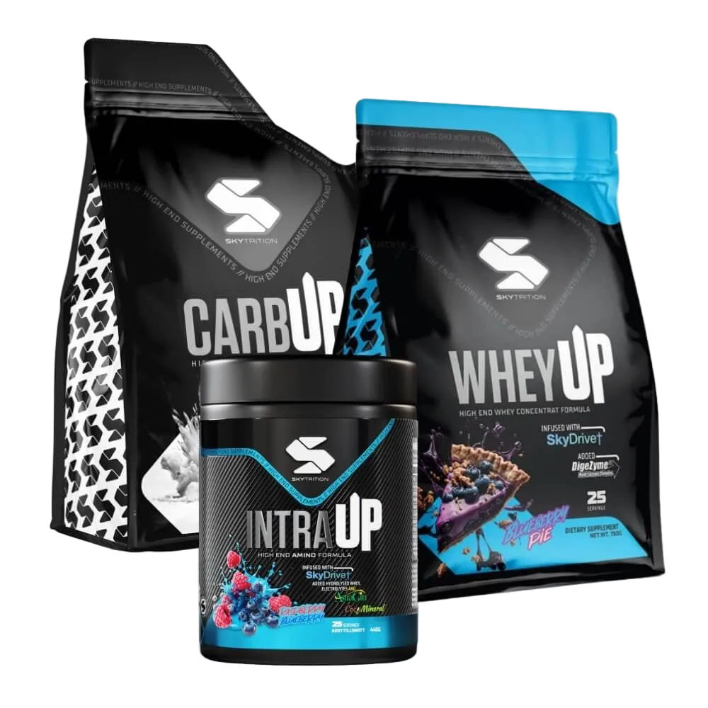 CarbUP WheyUP och IntraUP från SKytrition