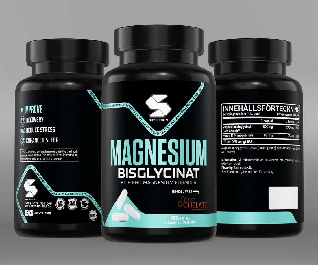 Magnesium Bisglycinat – Core Chelate® från Skytrition