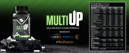 MultiUP | Premium Multivitamin med Bioaktiva Vitaminer