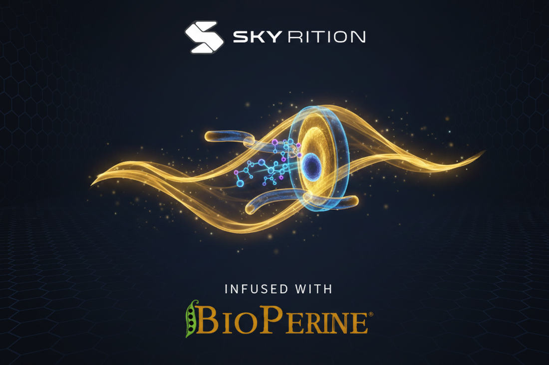 BioPerine® × Skytrition – Patenterat svartpepparextrakt för maximal absorption i VitalUP & MultiUP | Skytrition