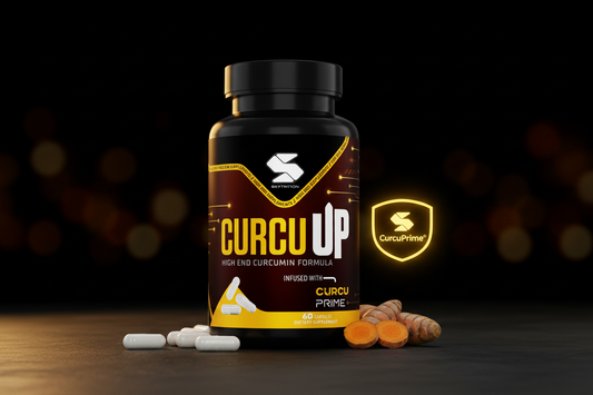 CurcuUP från Skytrition – premiumkurkumin med patenterad CurcuPrime® 4HC-formula för antiinflammation och överlägsen biotillgänglighet