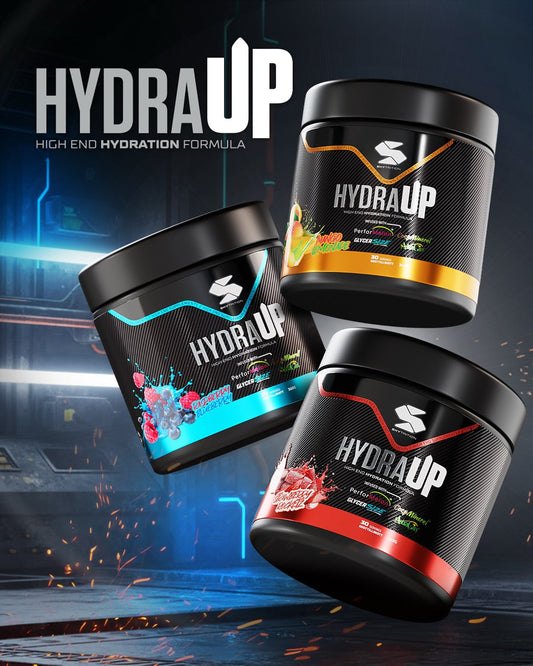 HydraUP Premium Elektrolyter från Skytrition – hydrering och prestation för träning