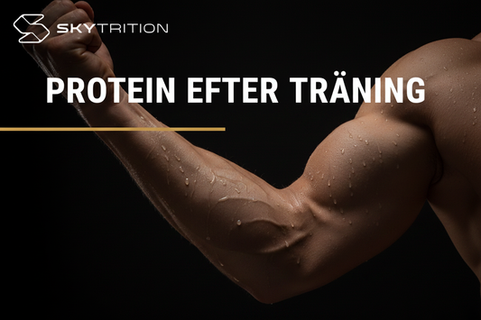 Atlet i återhämtning efter träningspass – post-workout protein för muskeluppbyggnad | Skytrition
