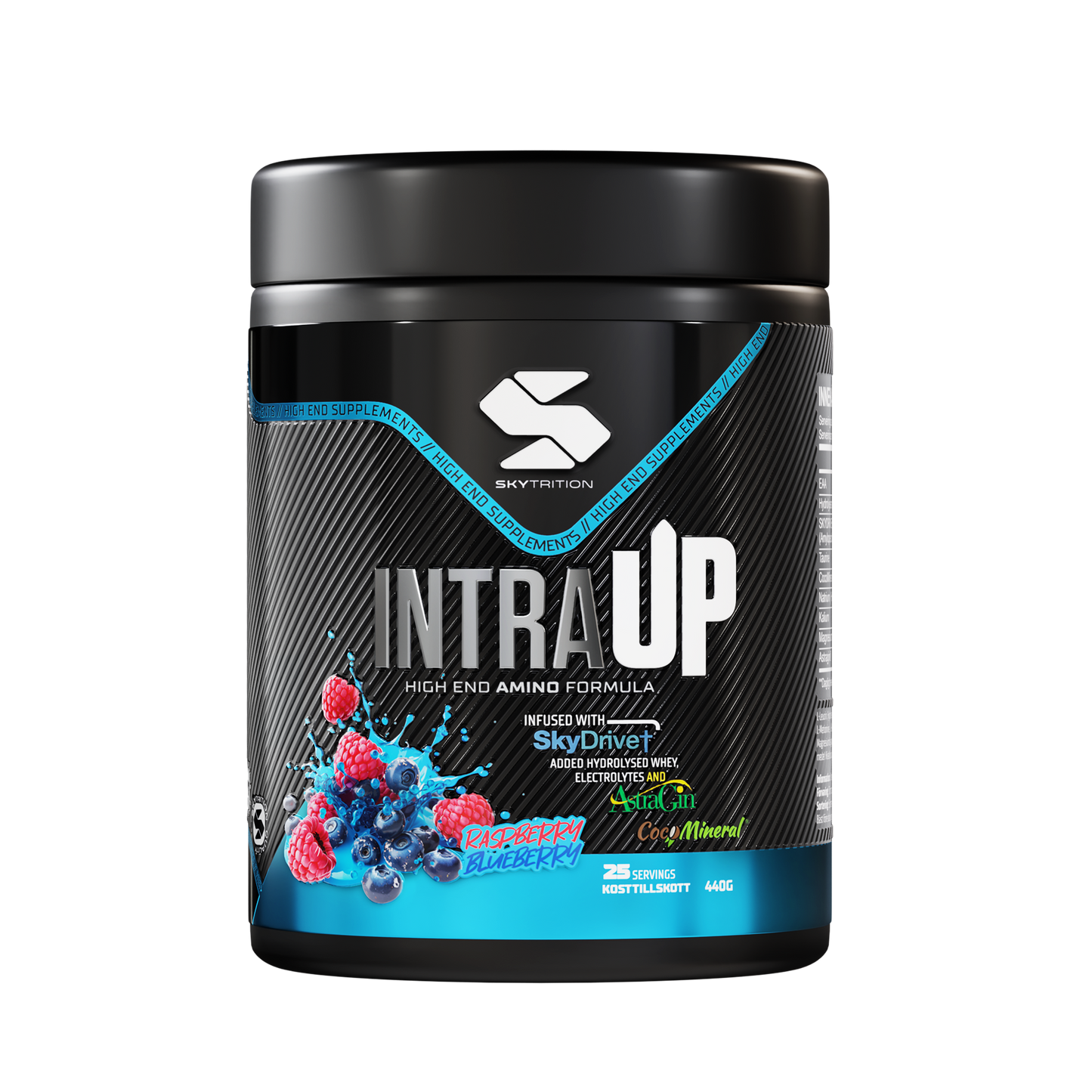 IntraUP Aminosyror EAA Intra Workout Raspberry Blueberry – Skytrition