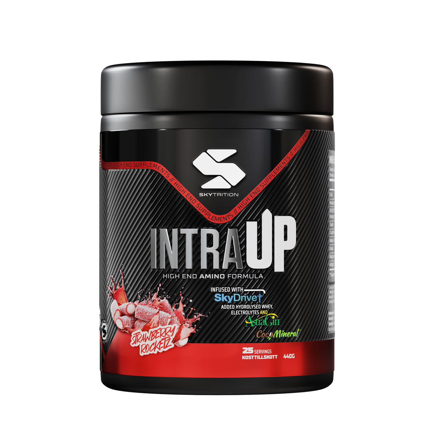 IntraUP Aminosyror EAA Intra Workout Strawberry Rocketz – Skytrition