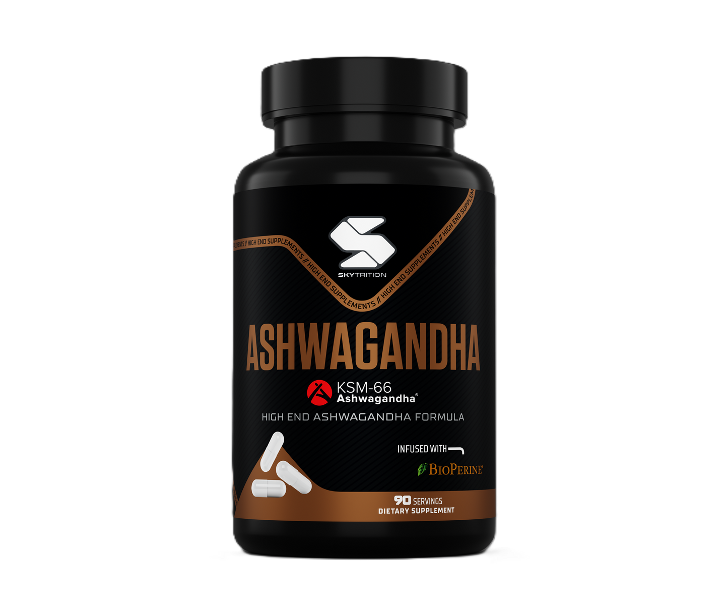 Hög kvalitativ ashwaganda med patenterad KSM-66® för bästa resultat