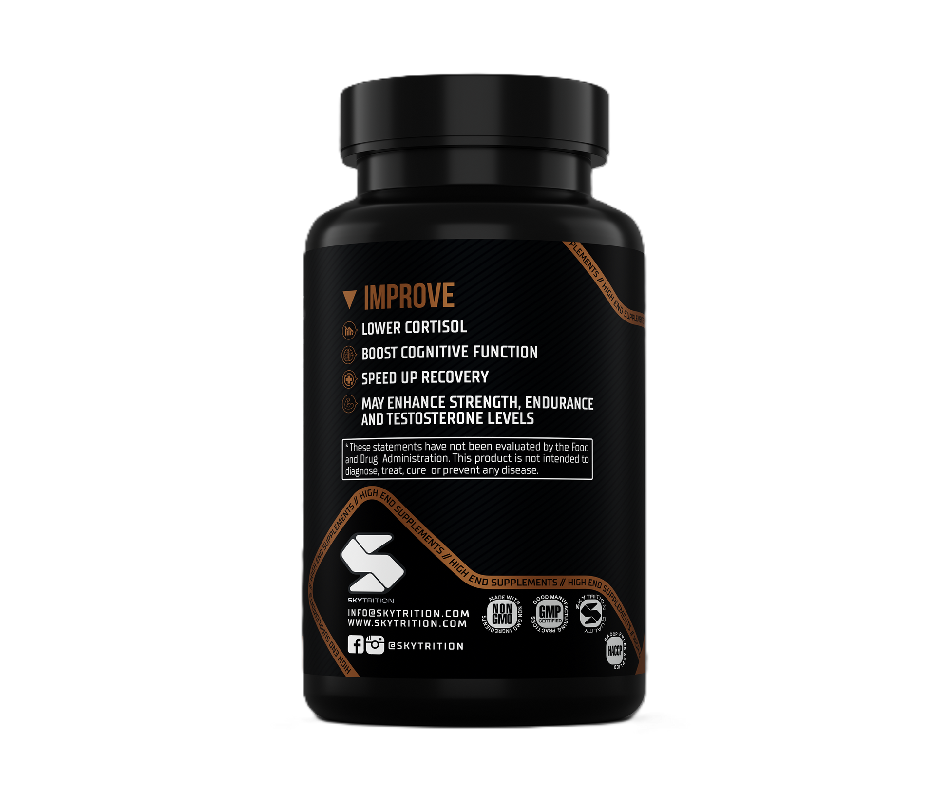 Den finaste formen av ashwaganda i hela 90 kapslar från Skytrition