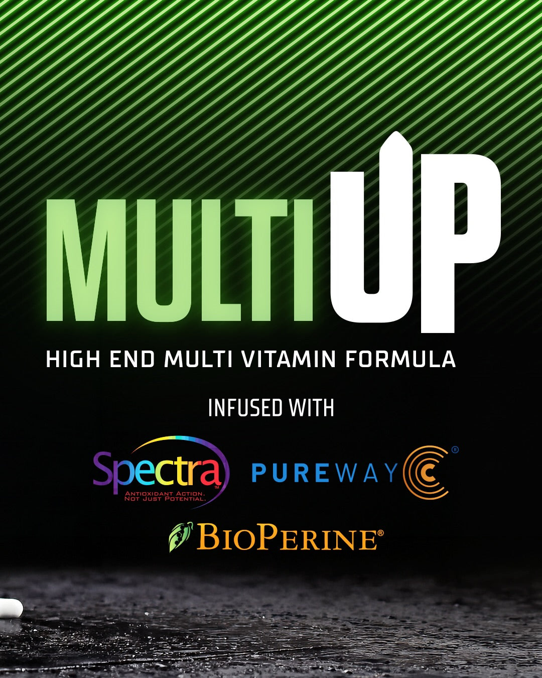 MultiUP High End Multi Vitamin Formula med Spectra®, PureWay-C® och BioPerine® | Skytrition

