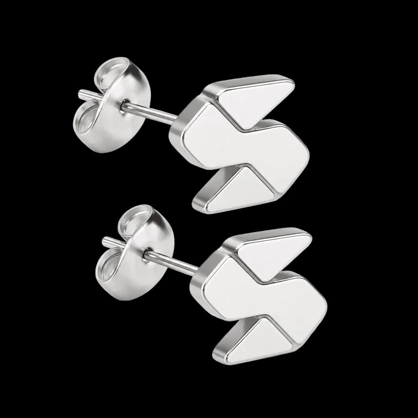 Skytrition Örhängen i Stainless Steel – Clean modern design med butterfly-back | Skytrition