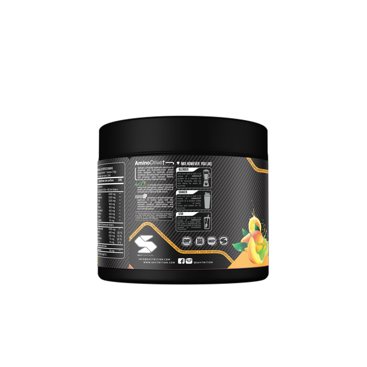 AminoUP aminosyror med elektrolyter – intra-workout för träning