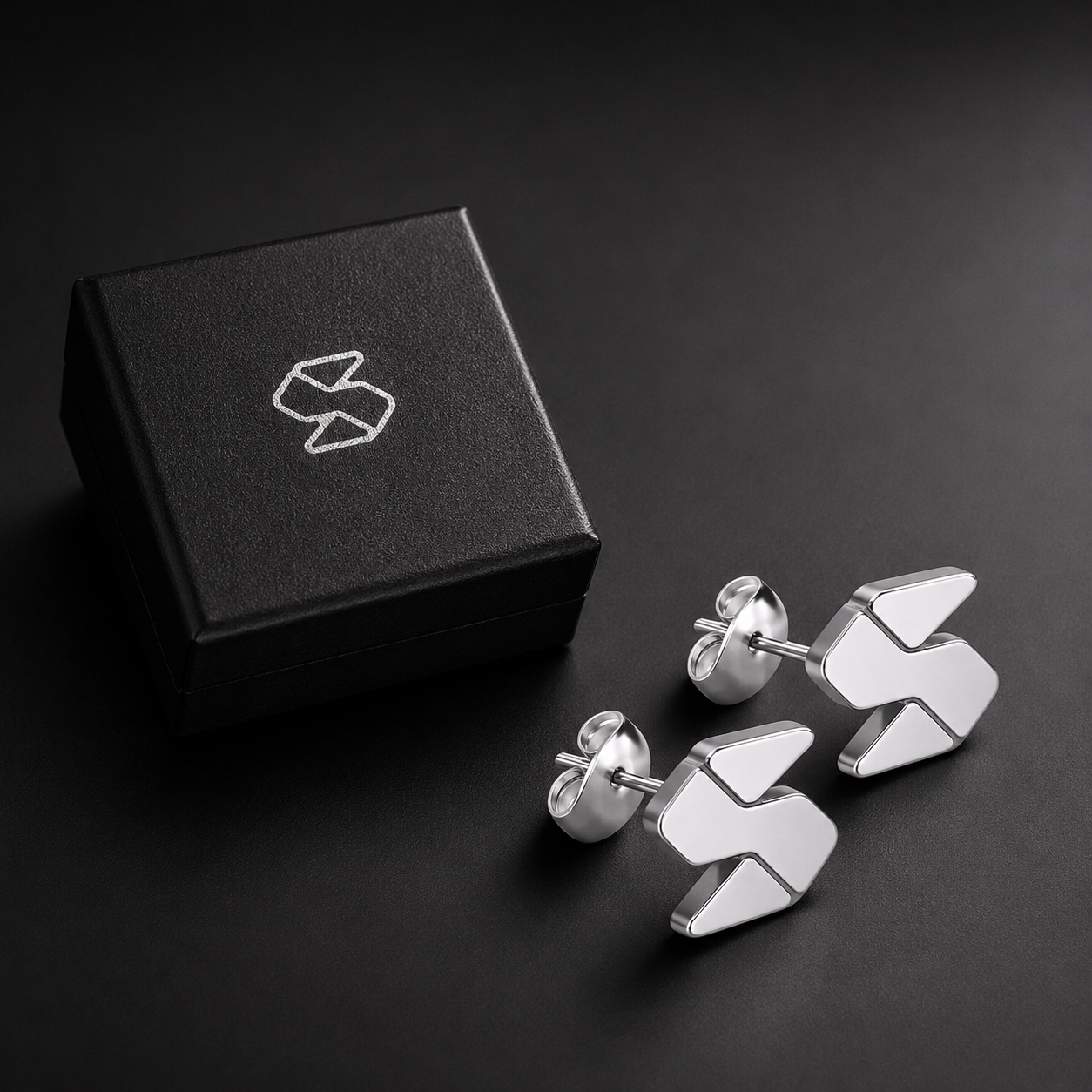 Örhängen Stainless Steel S-Design – Minimalistiska örhängen från Skytrition | Skytrition