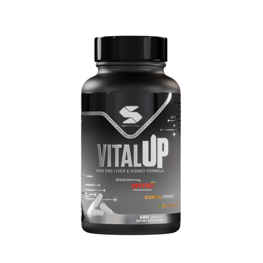 VitalUP Lever & Njurstöd 180 kapslar med OPITAC™, CurcuPrime® & BioPerine® | Skytrition